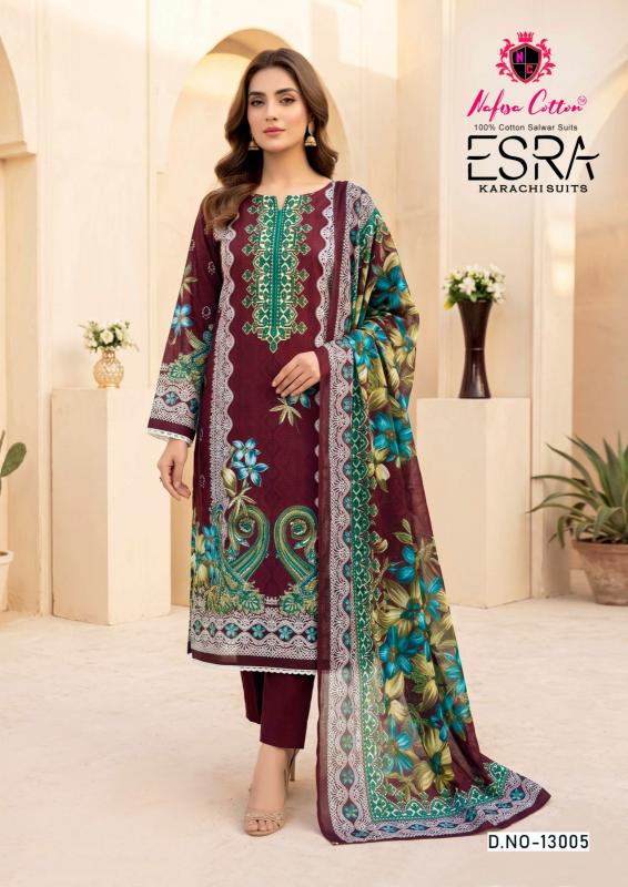Nafisa esra vol 19 designer dress material wholesaler in mumbai